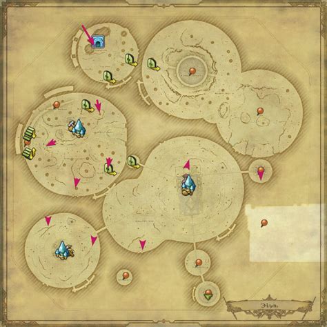 ffxiv aether current maps.